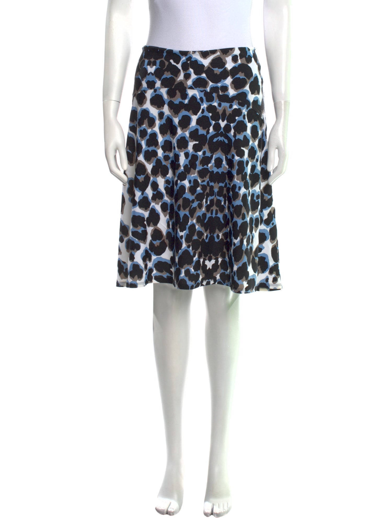Roberto Cavalli Animal Print Knee-Length Skirt