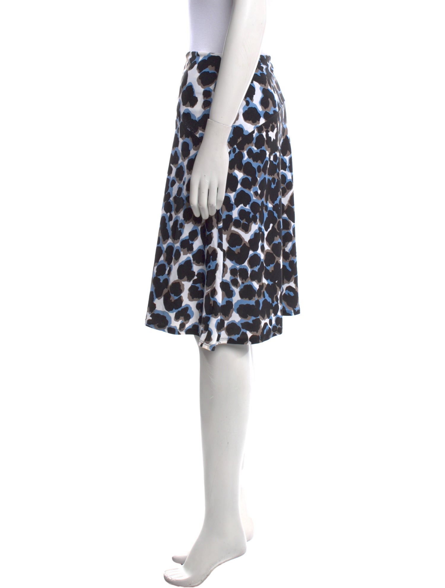 Roberto Cavalli Animal Print Knee-Length Skirt