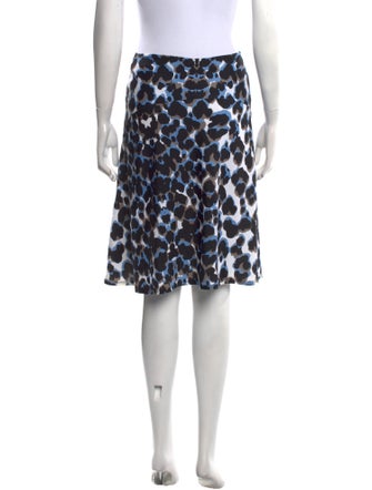 Roberto Cavalli Animal Print Knee-Length Skirt