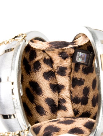 Roberto Cavalli Leather Minaudière