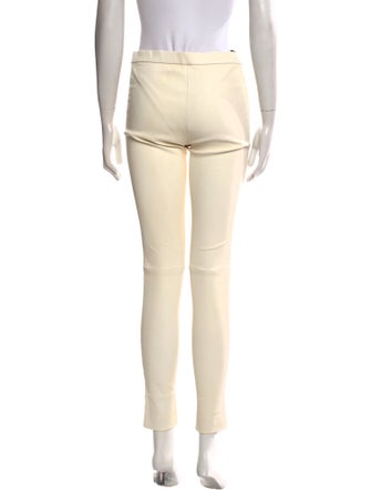 Roberto Cavalli Leather Skinny Leg Pants