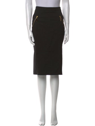 Roberto Cavalli Virgin Wool Knee-Length Skirt