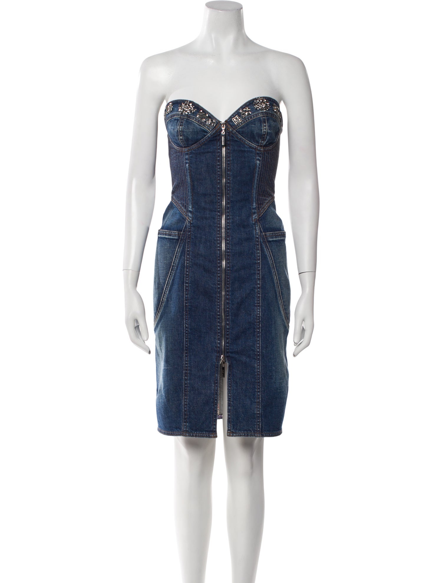 Roberto Cavalli Strapless Mini Dress w/ Tags