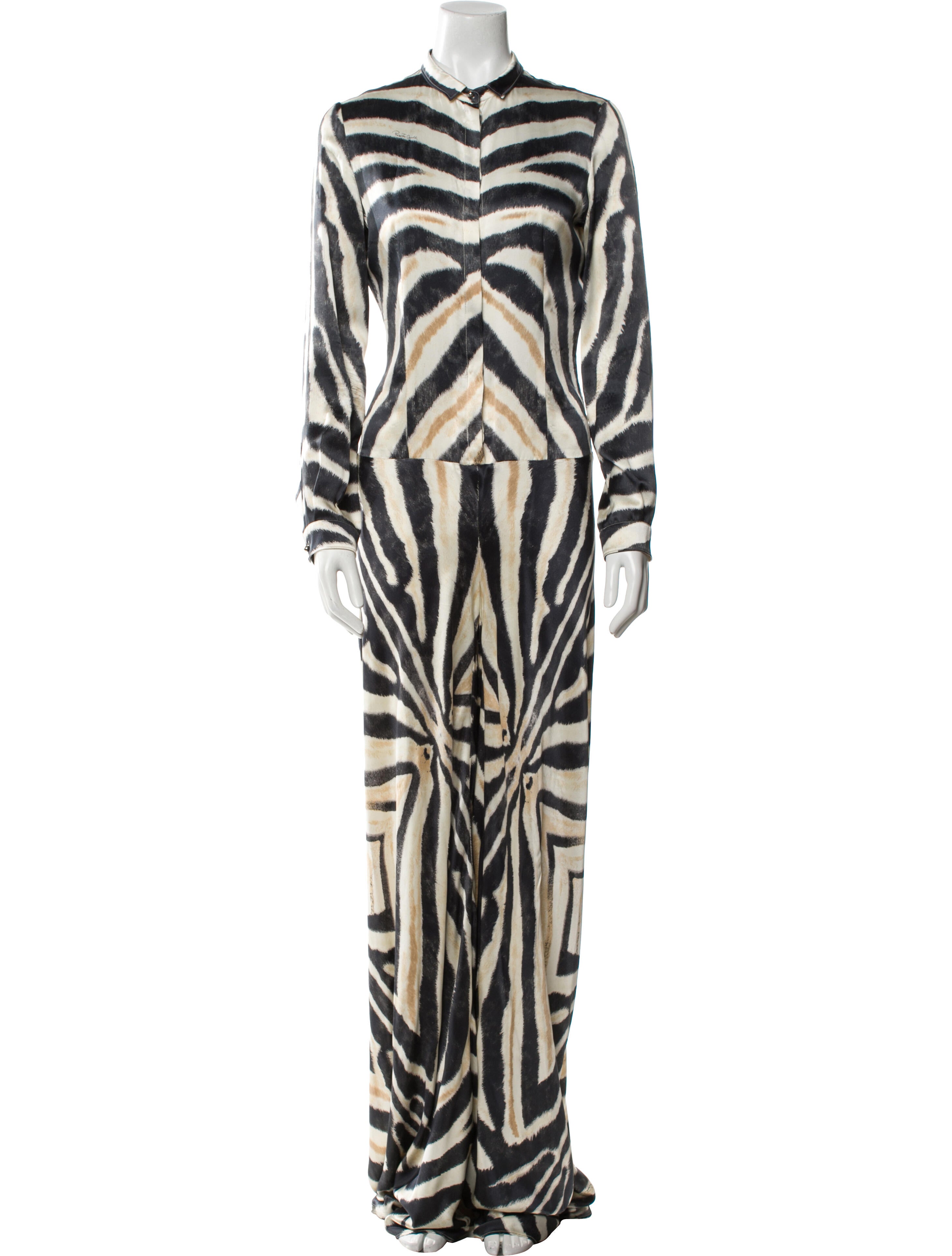Roberto Cavalli 2012 Silk Jumpsuit