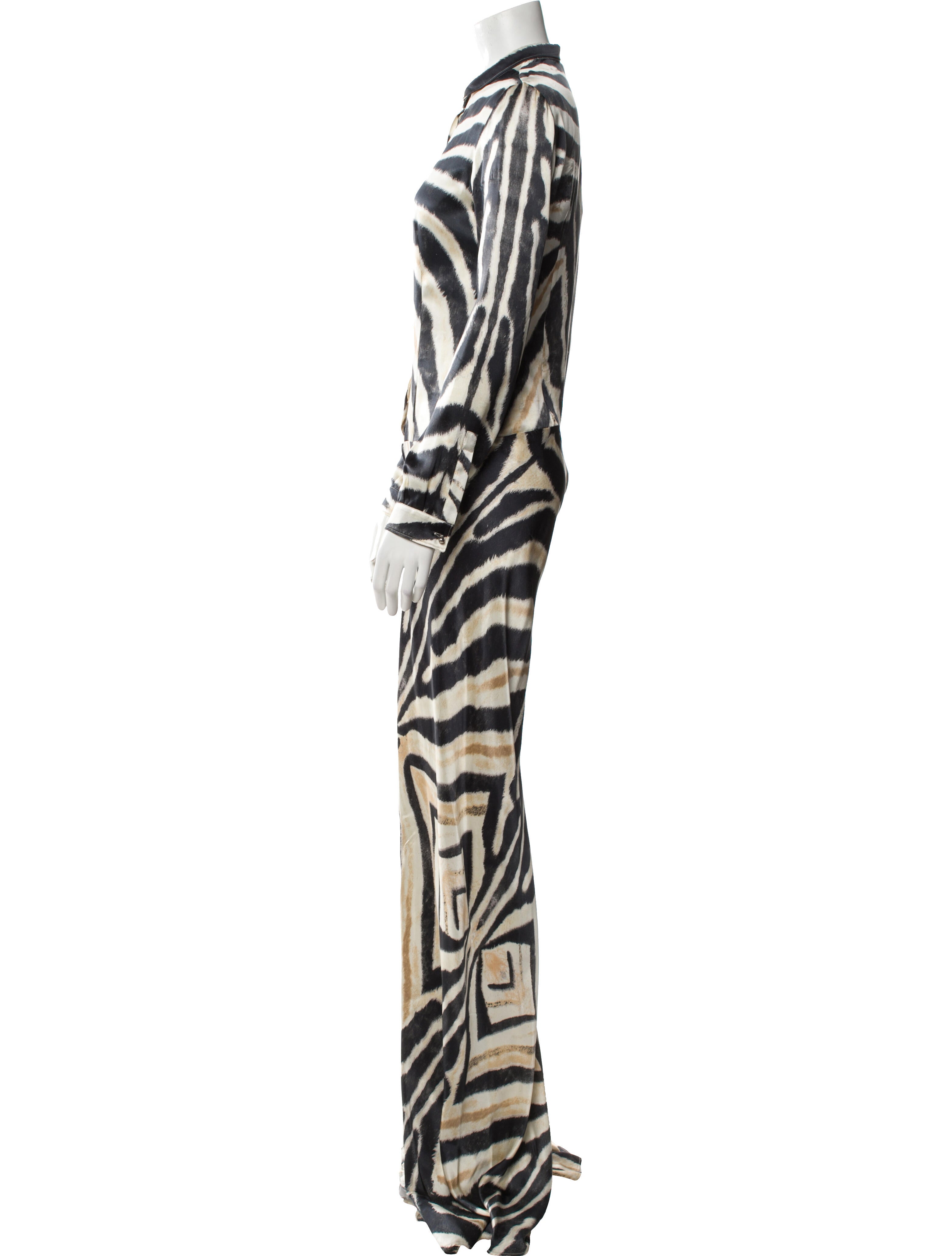 Roberto Cavalli 2012 Silk Jumpsuit