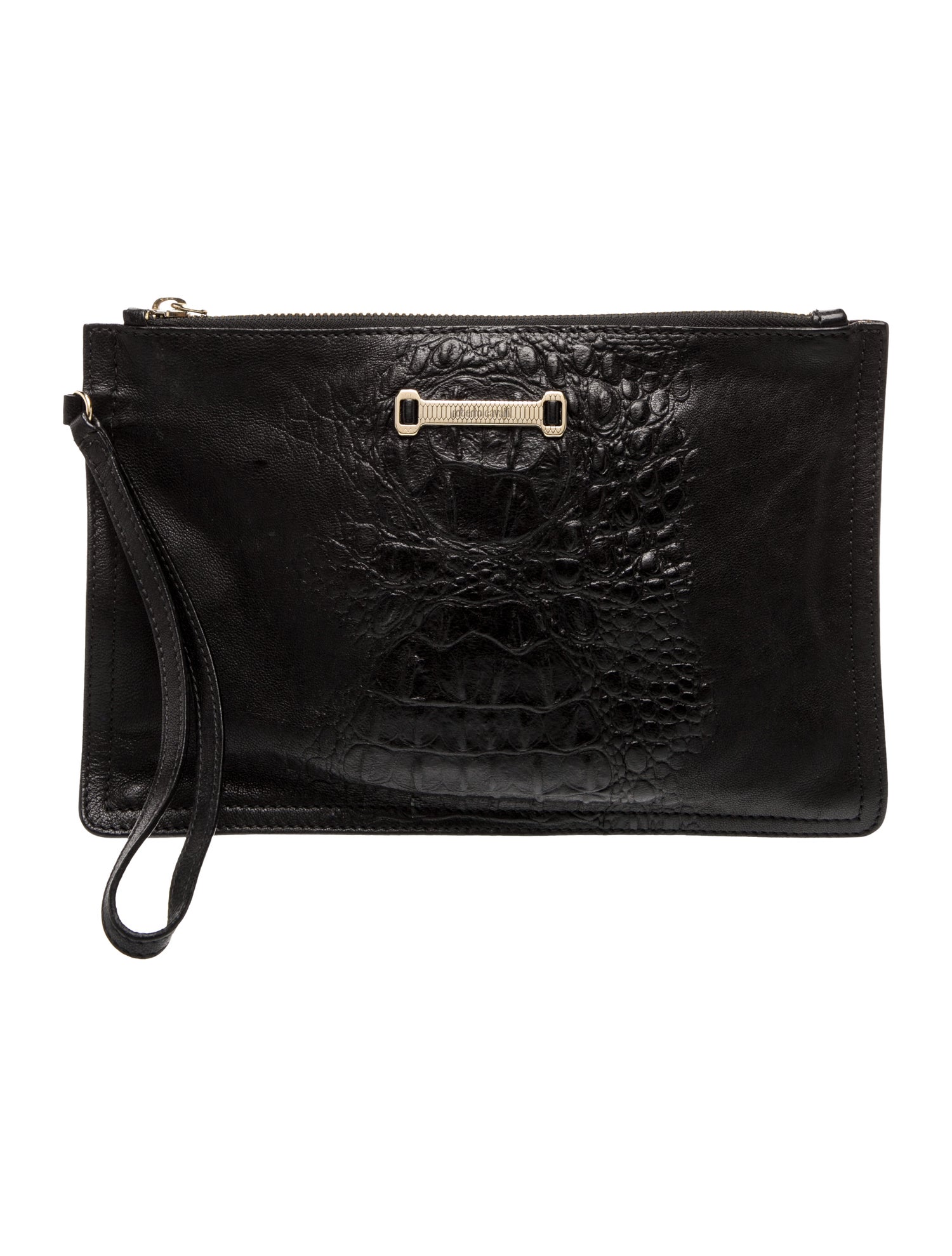 Roberto Cavalli Leather Clutch