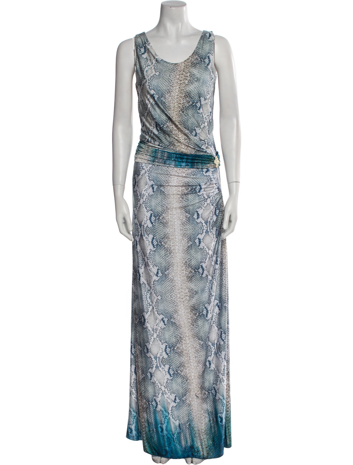 Roberto Cavalli Animal Print Long Dress w/ Tags