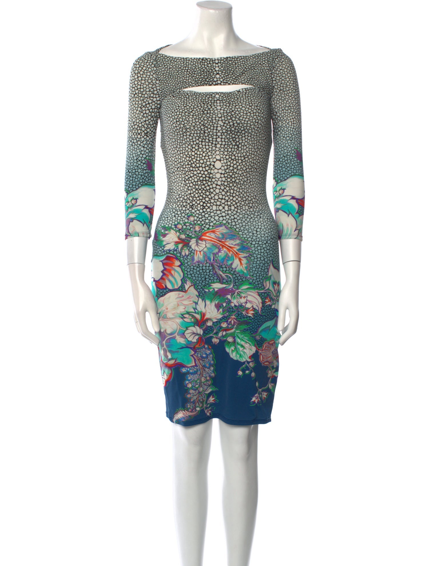 Roberto Cavalli Printed Mini Dress