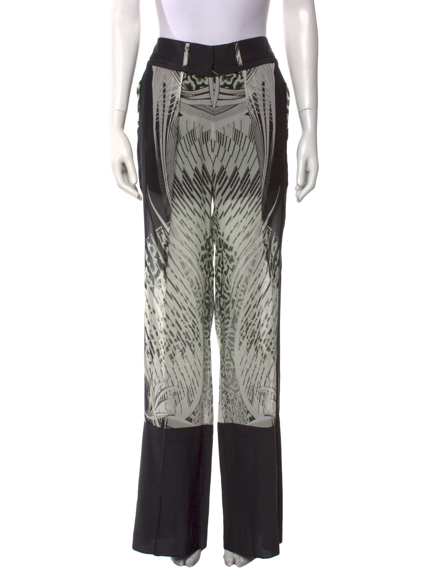 Roberto Cavalli Silk Wide Leg Pants w/ Tags