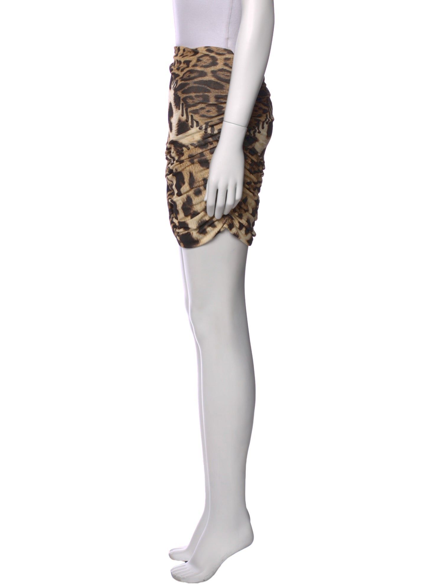 Roberto Cavalli Animal Print Mini Skirt