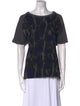 Roberto Cavalli Printed Scoop Neck T-Shirt