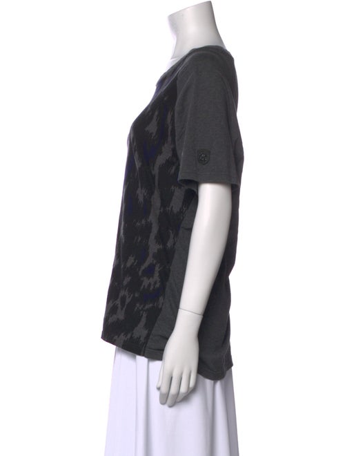 Roberto Cavalli Printed Scoop Neck T-Shirt