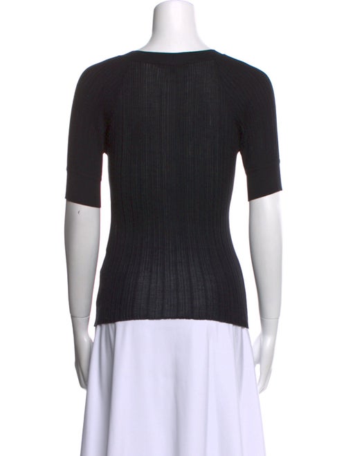 Roberto Cavalli Silk V-Neck Top