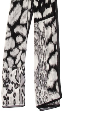 Roberto Cavalli Silk Printed Scarf