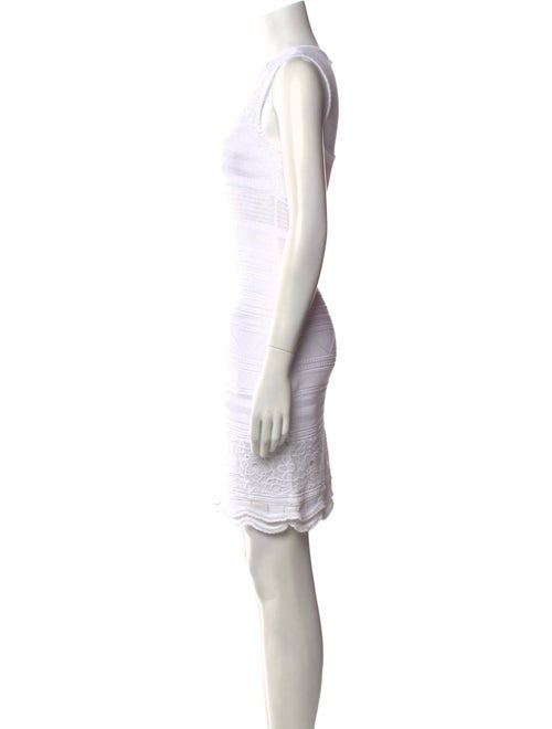 Roberto Cavalli Crew Neck Mini Dress