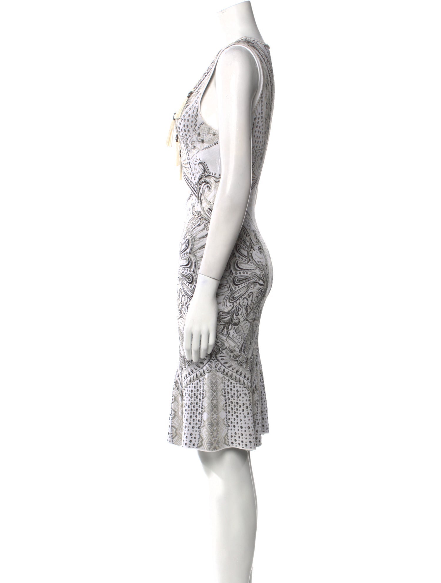 Roberto Cavalli Printed Knee-Length Dress