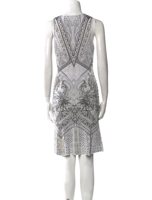Roberto Cavalli Printed Knee-Length Dress