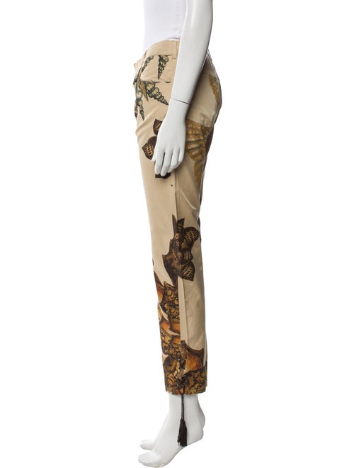 Roberto Cavalli Silk Straight Leg Pants
