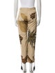 Roberto Cavalli Silk Straight Leg Pants