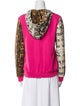 Roberto Cavalli Printed Mock Neck Sweatshirt