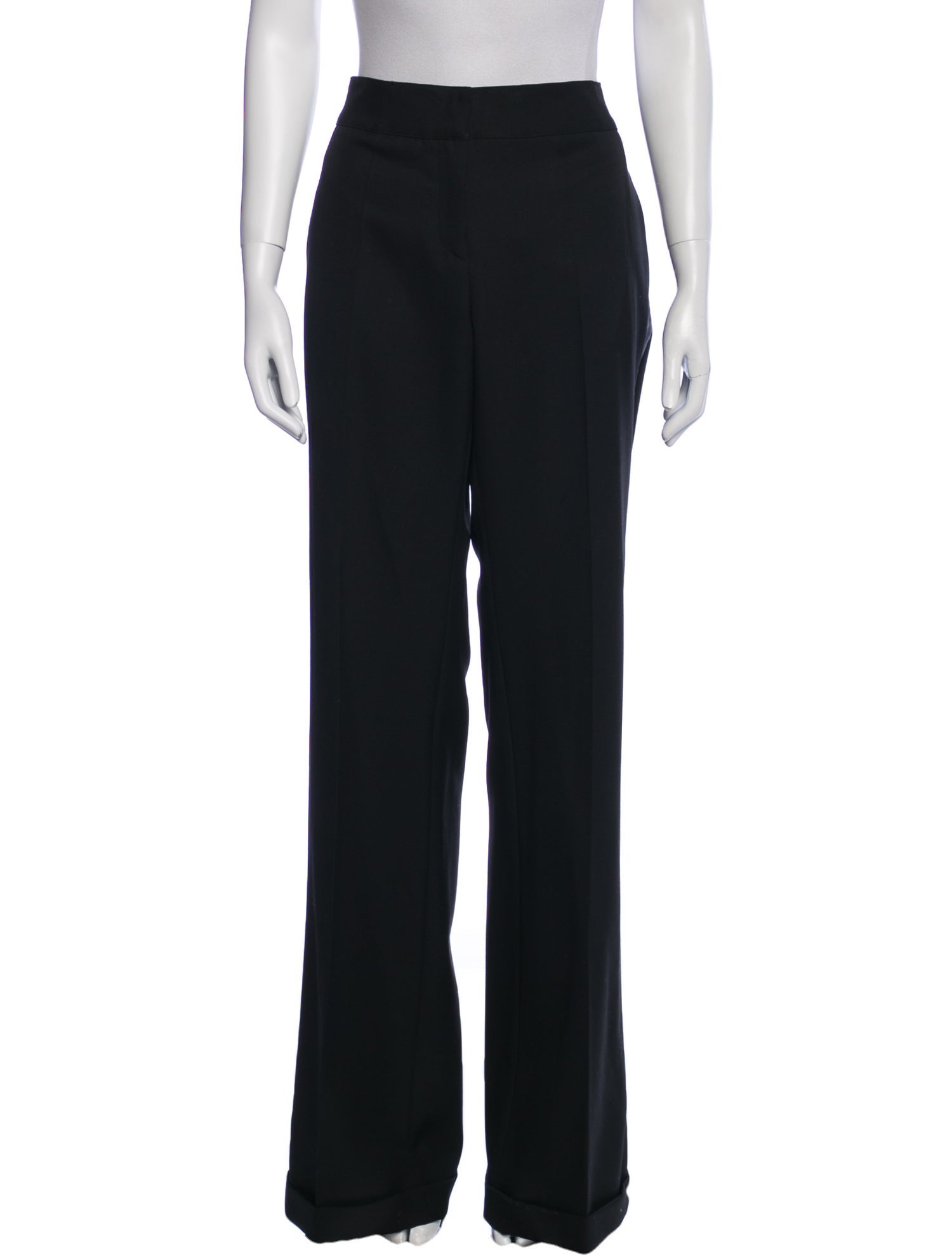 Roberto Cavalli Wool Wide Leg Pants