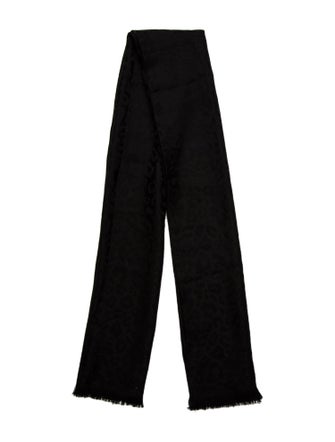 Roberto Cavalli Wool Printed Scarf