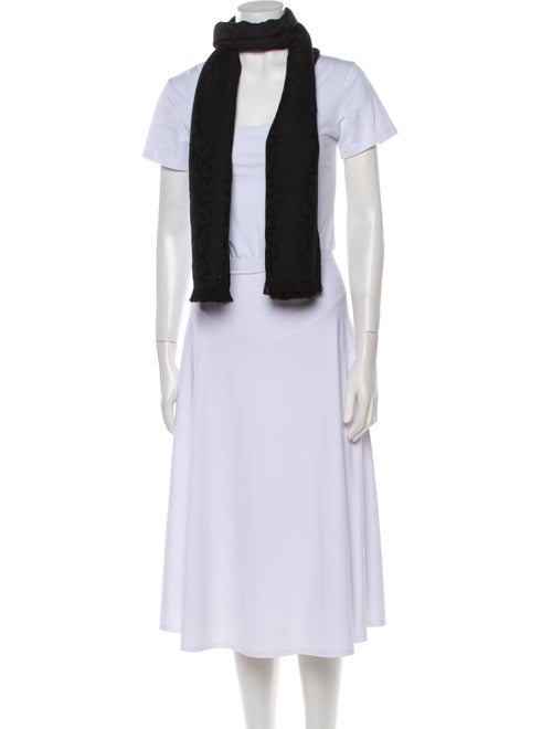 Roberto Cavalli Wool Printed Scarf