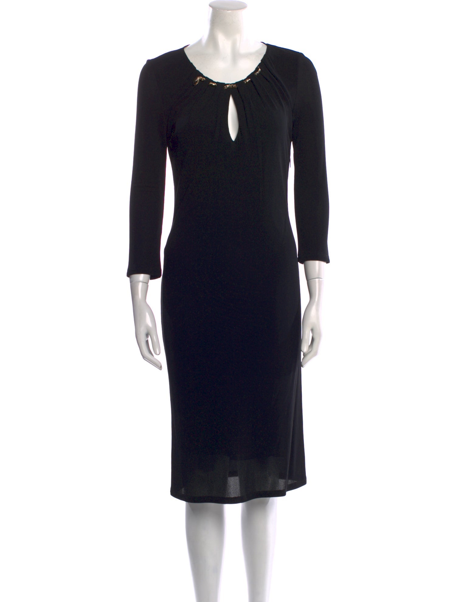 Roberto Cavalli V-Neck Knee-Length Dress