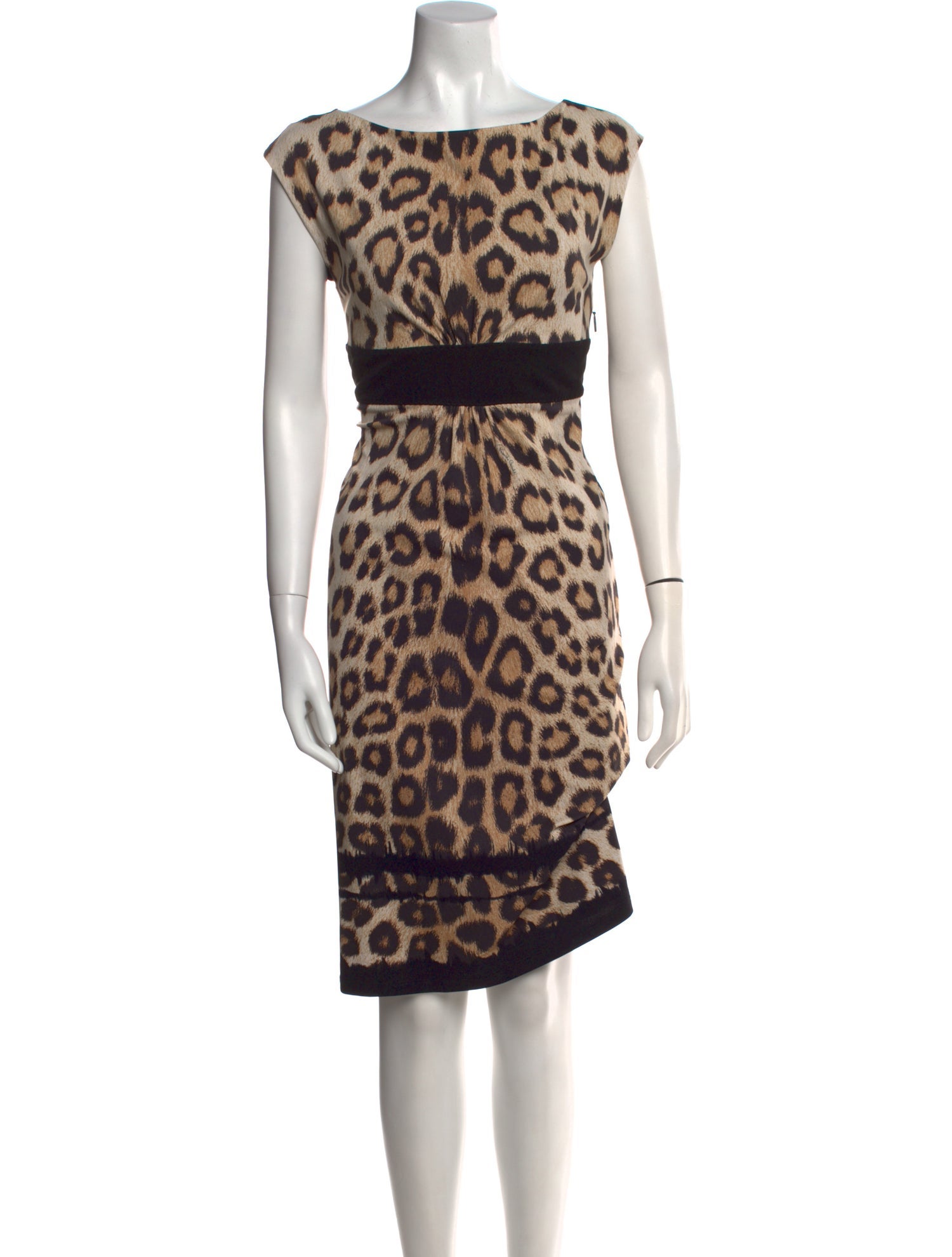 Roberto Cavalli Nylon Knee-Length Dress