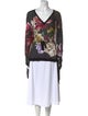 Roberto Cavalli Silk Floral Print Tunic