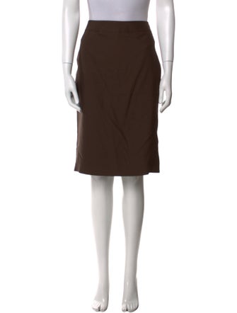 Roberto Cavalli Wool Knee-Length Skirt