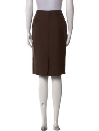 Roberto Cavalli Wool Knee-Length Skirt