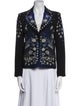 Roberto Cavalli Floral Print Blazer