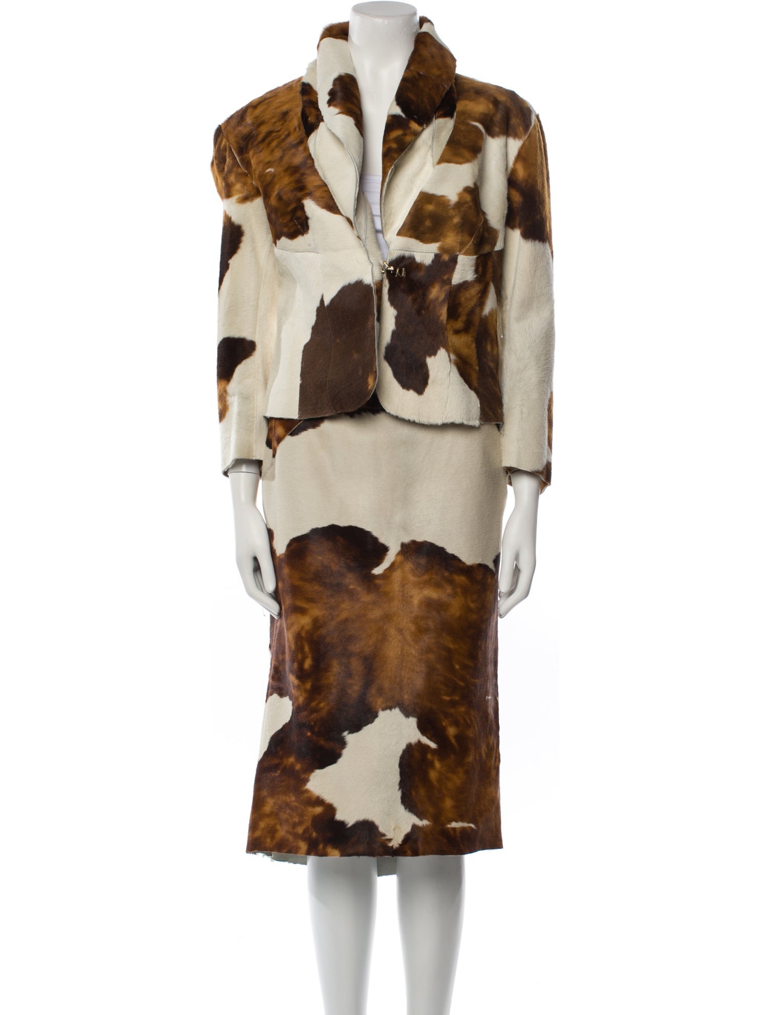 Roberto Cavalli Vintage 2000 Skirt Set