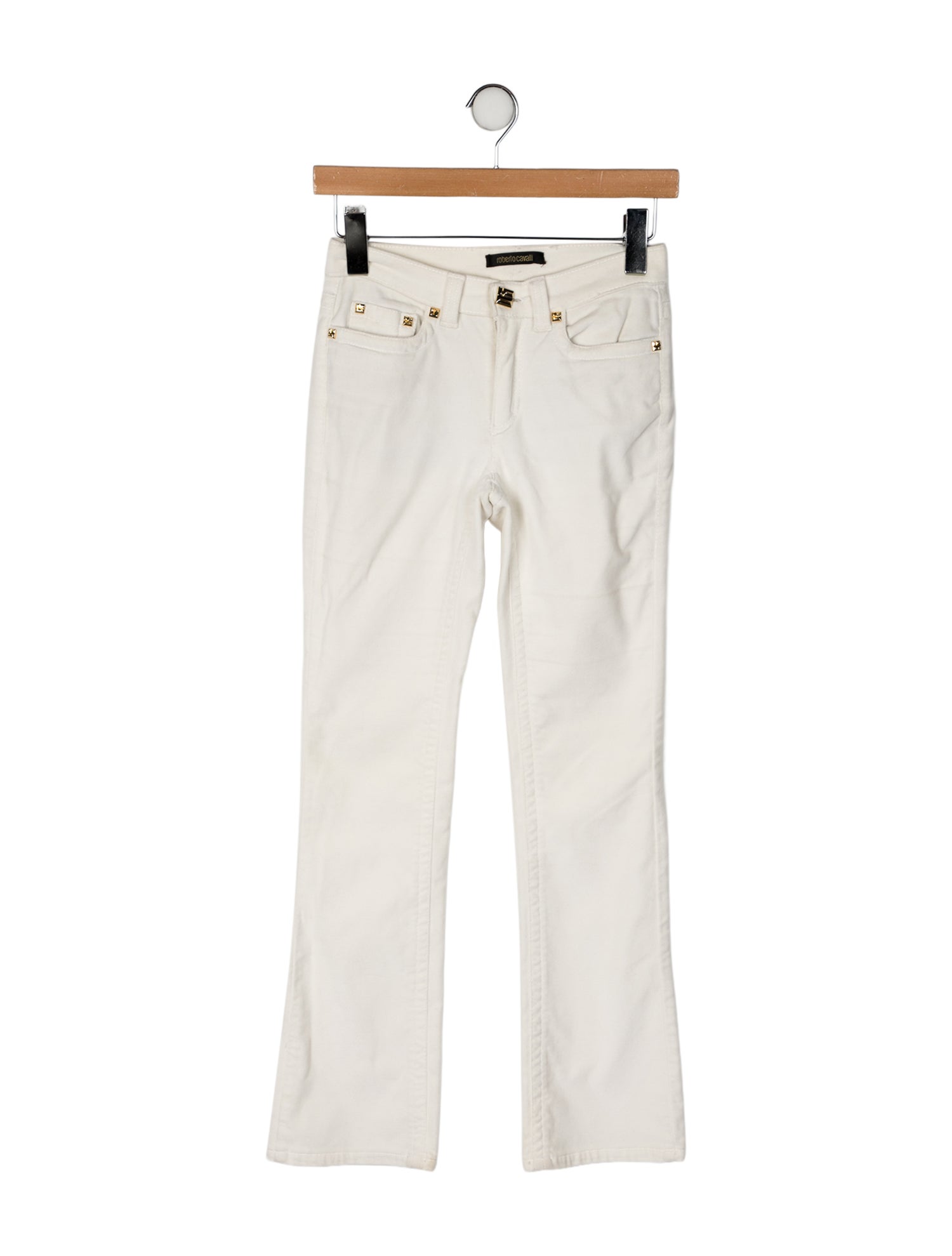 Roberto Cavalli Low-Rise Straight Leg Jeans
