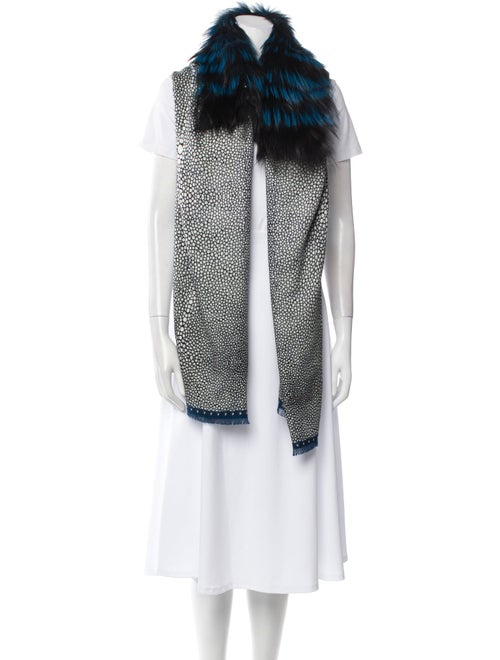 Roberto Cavalli Cashmere Printed Scarf