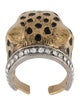 Roberto Cavalli Crystal Panther Cocktail ring