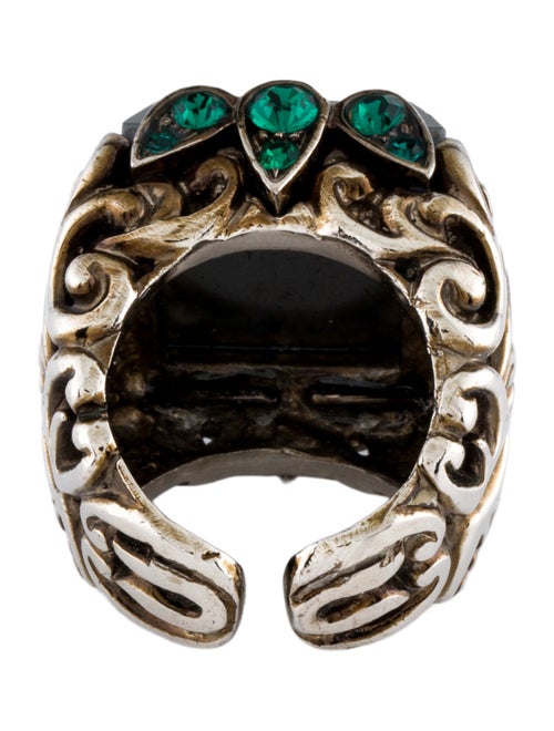 Roberto Cavalli Crystal Cocktail Ring