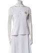 Roberto Cavalli Mock Neck Short Sleeve Polo