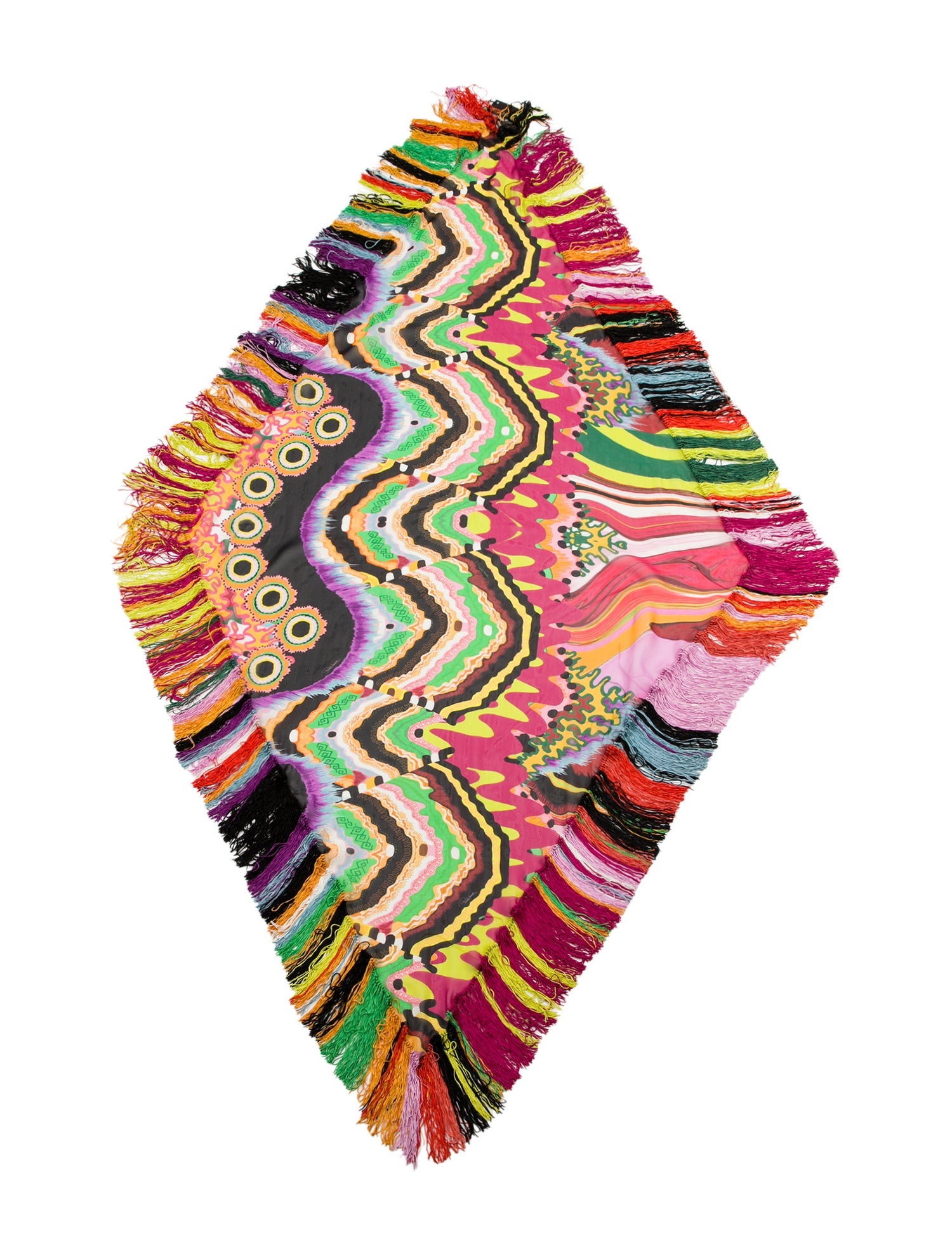 Roberto Cavalli Silk Printed Scarf w/ Tags