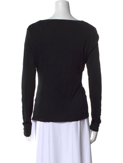 Roberto Cavalli V-Neck Long Sleeve Top