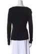 Roberto Cavalli V-Neck Long Sleeve Top