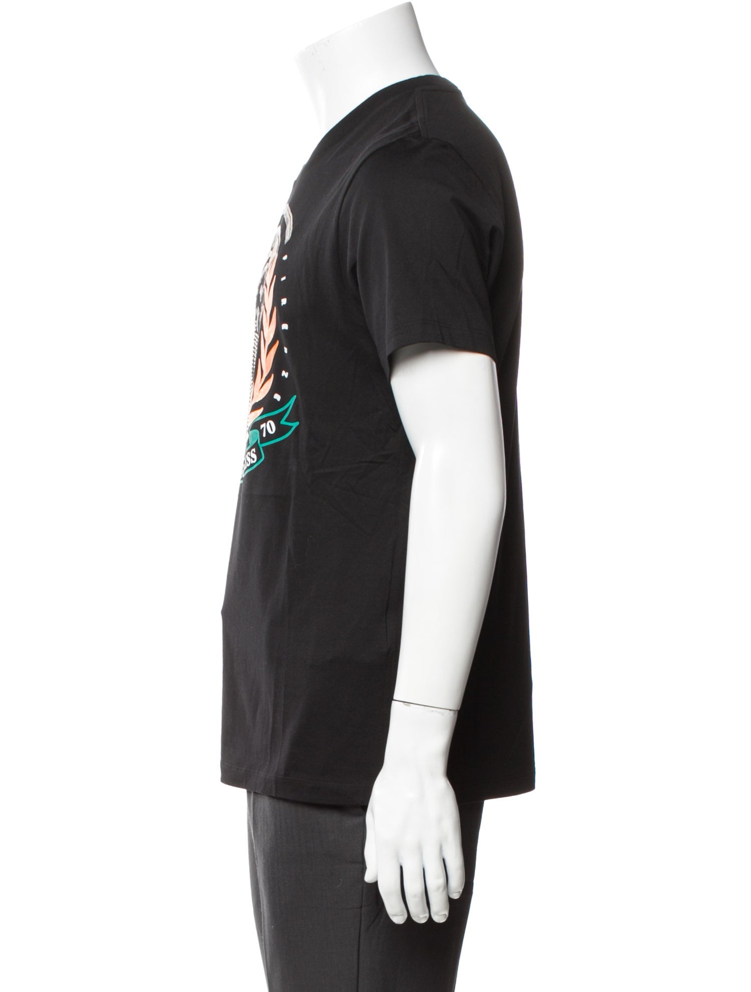 Roberto Cavalli Graphic Print Crew Neck T-Shirt