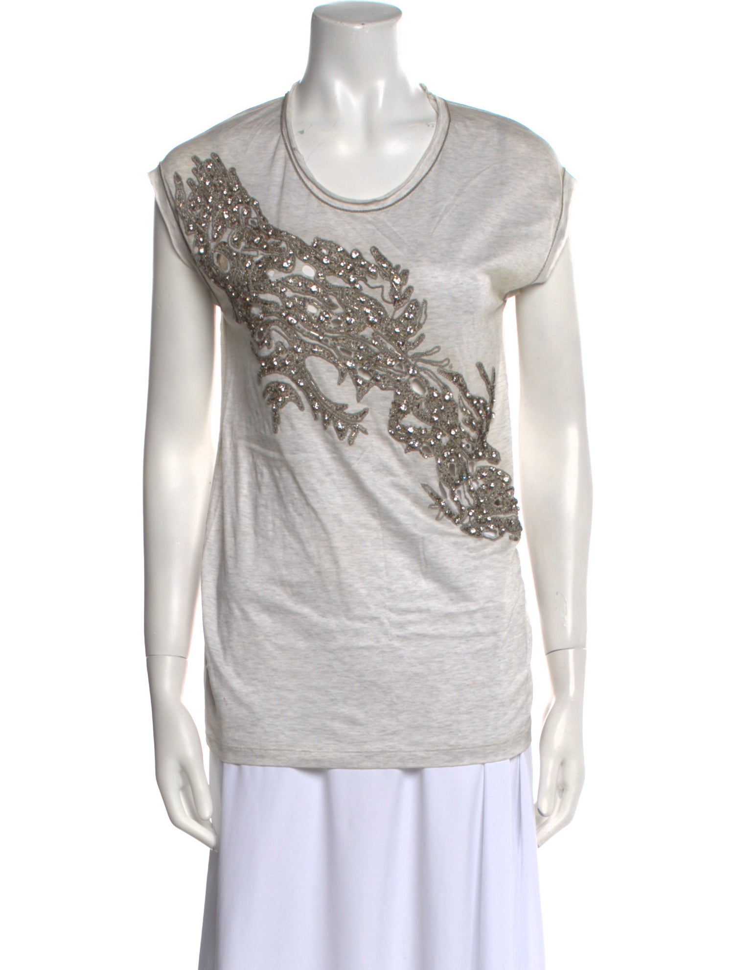 Roberto Cavalli Scoop Neck Short Sleeve T-Shirt