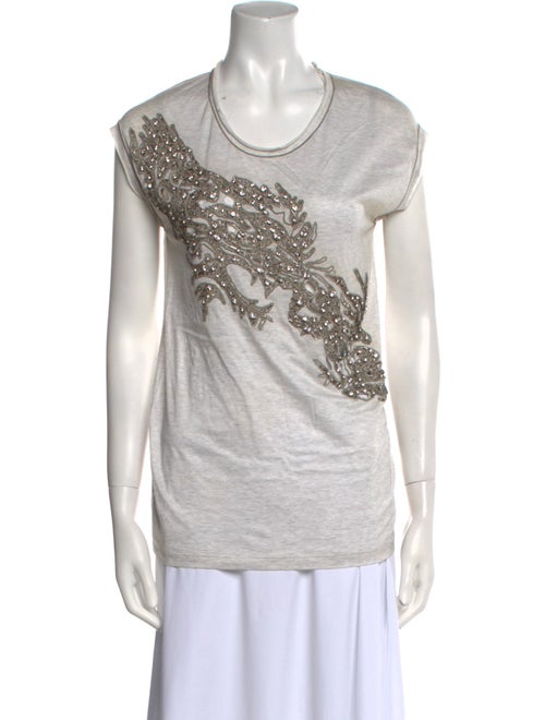 Roberto Cavalli Scoop Neck Short Sleeve T-Shirt