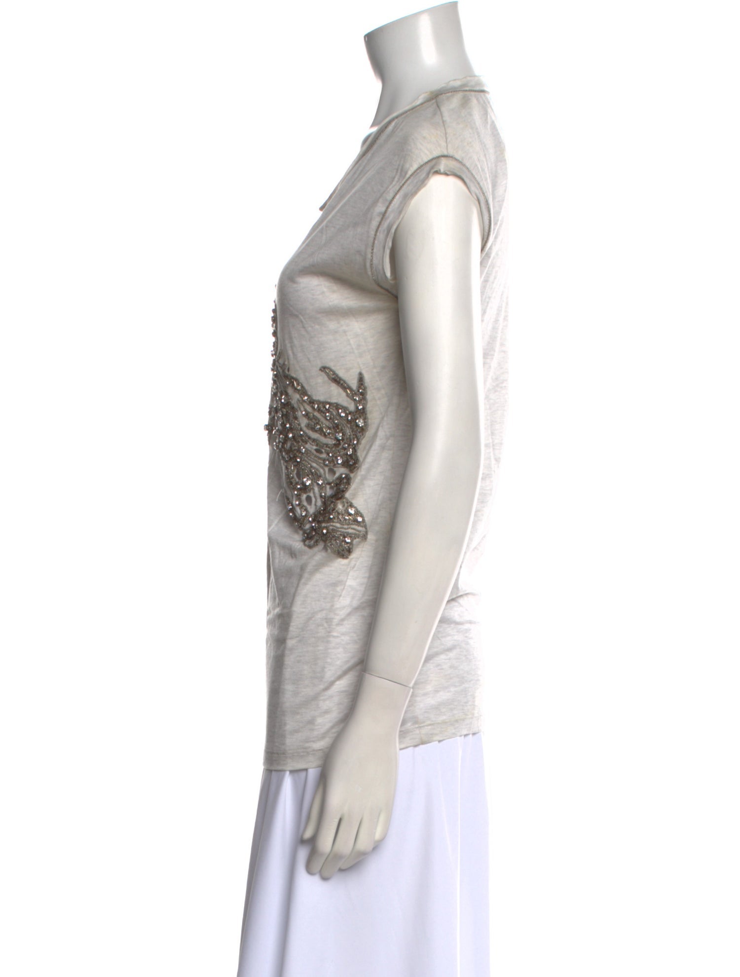 Roberto Cavalli Scoop Neck Short Sleeve T-Shirt