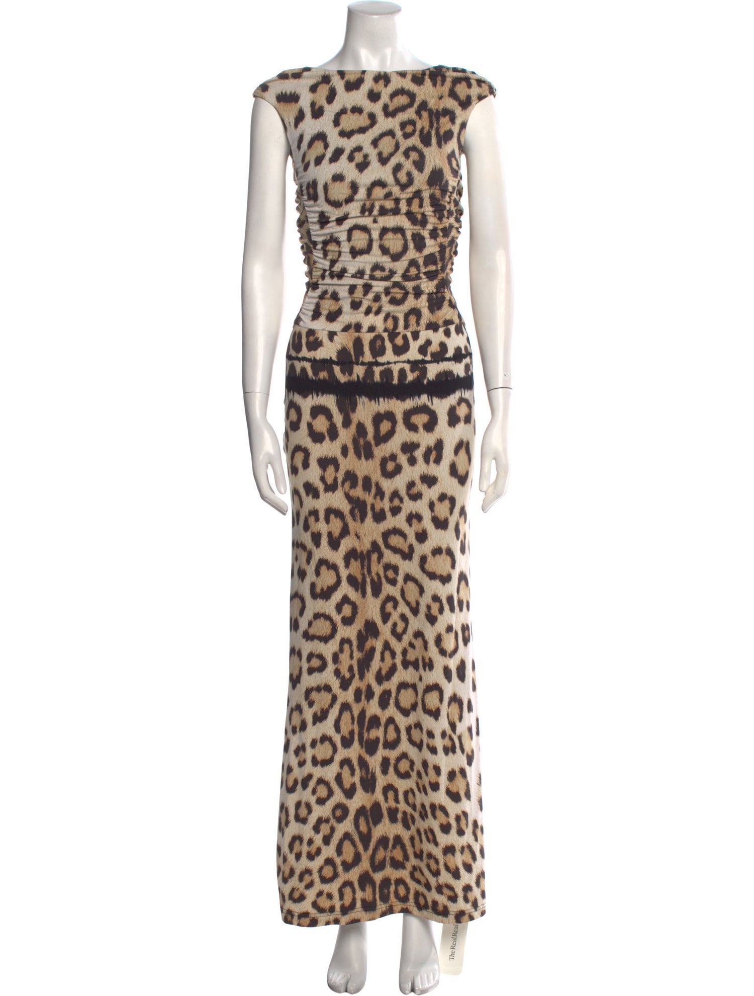 Roberto Cavalli Nylon Long Dress