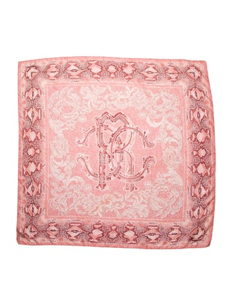 Roberto Cavalli Silk Printed Scarf