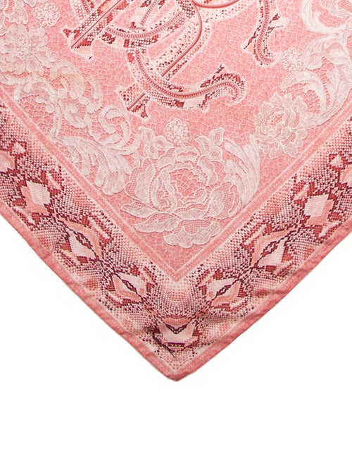 Roberto Cavalli Silk Printed Scarf