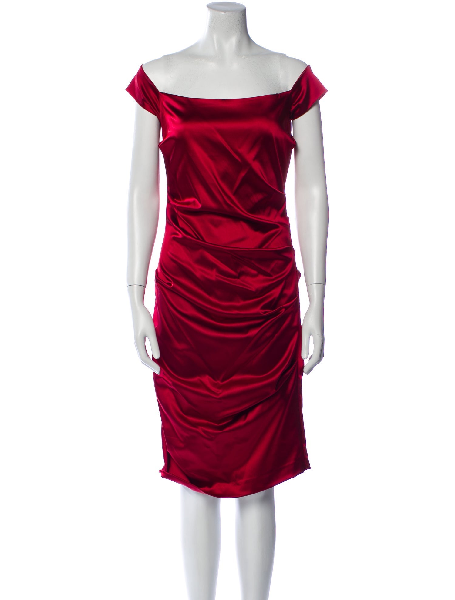 Nicole Miller Silk Knee-Length Dress